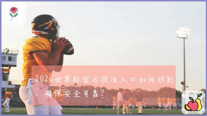 2026世界杯官方投注入口如何识别，确保安全可靠？